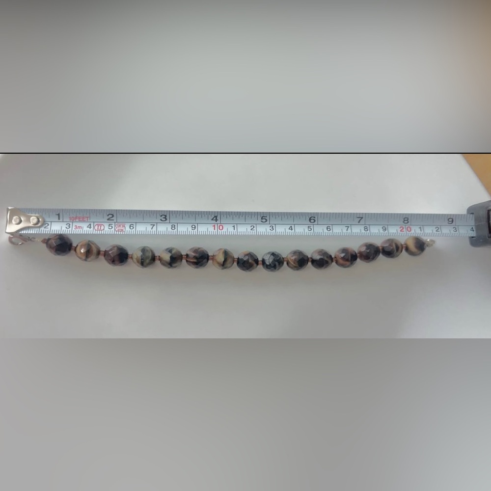 Eye of the Tiger semiprecious stone used as amulet-protection EUC - Picture 3 of 3